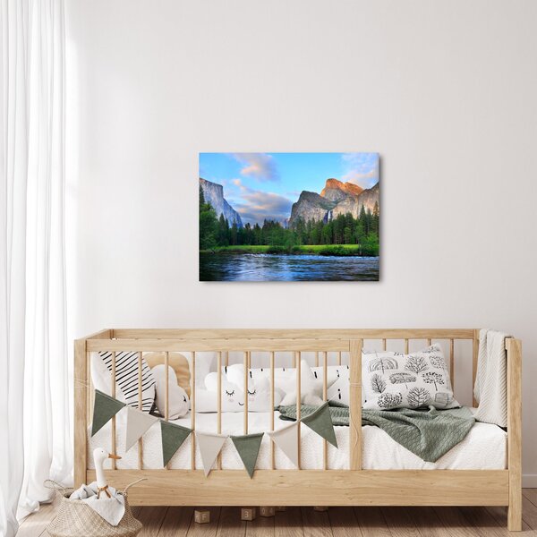 Slika divljeg planinskog krajolika (70x50 cm)