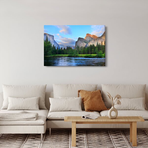 Slika divljeg planinskog krajolika (90x60 cm)