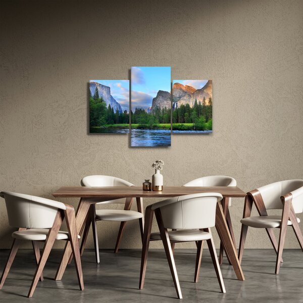 Slika divljeg planinskog krajolika (90x60 cm)