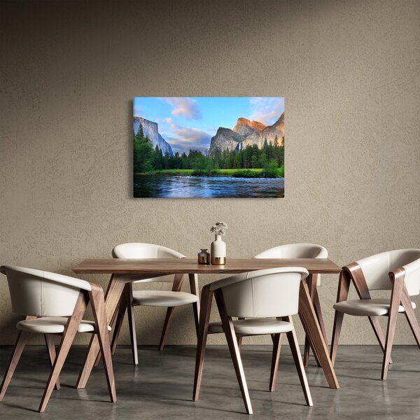 Slika divljeg planinskog krajolika (90x60 cm)