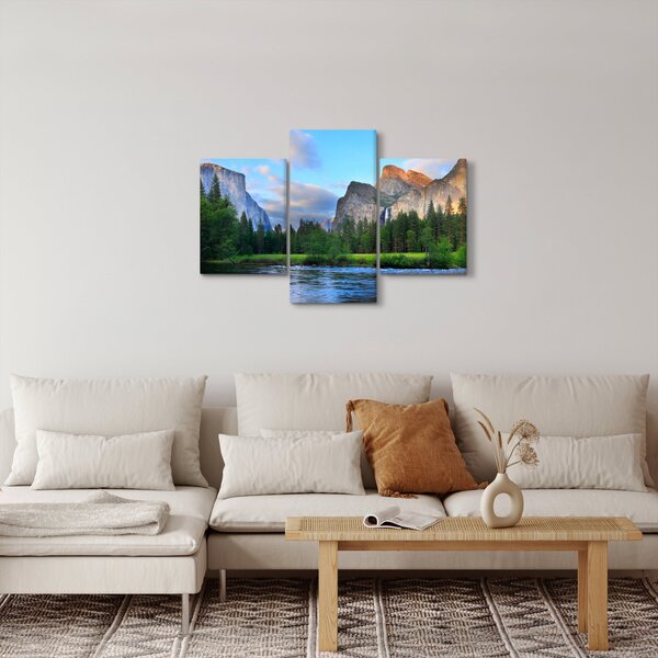 Slika divljeg planinskog krajolika (90x60 cm)