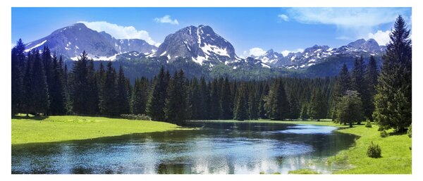 Slika - Snježni planinski vrhovi (120x50 cm)