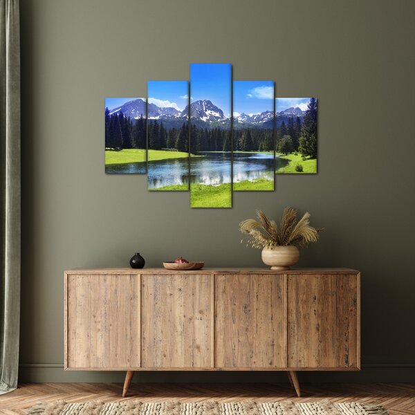 Slika - Snježni planinski vrhovi (150x105 cm)