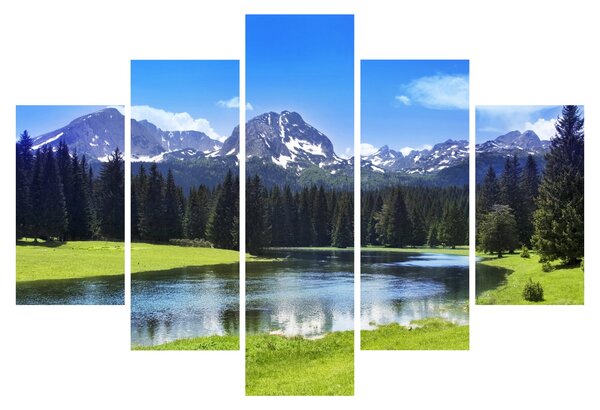 Slika - Snježni planinski vrhovi (150x105 cm)