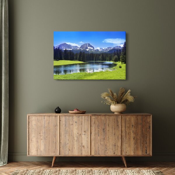 Slika - Snježni planinski vrhovi (90x60 cm)