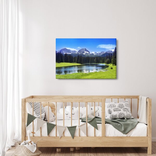 Slika - Snježni planinski vrhovi (90x60 cm)