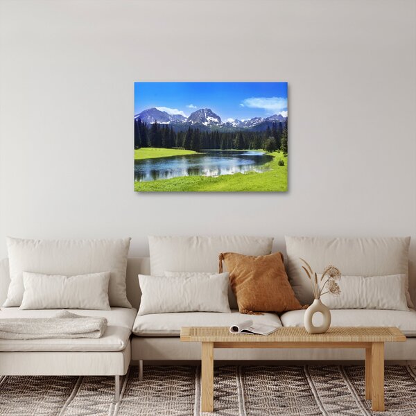 Slika - Snježni planinski vrhovi (70x50 cm)