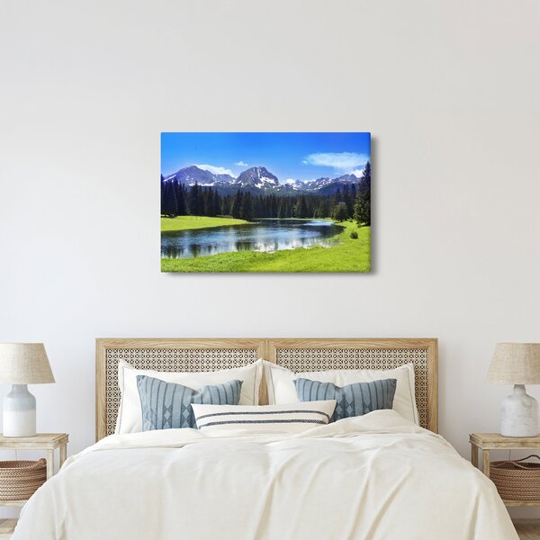 Slika - Snježni planinski vrhovi (90x60 cm)