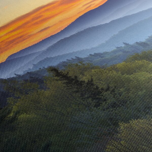 Slika - Crveni oblaci u planinama (150x105 cm)