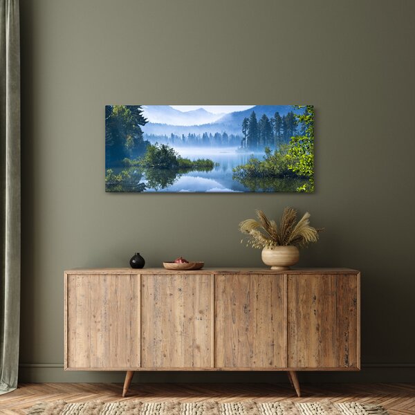Slika planinskog jezera (120x50 cm)