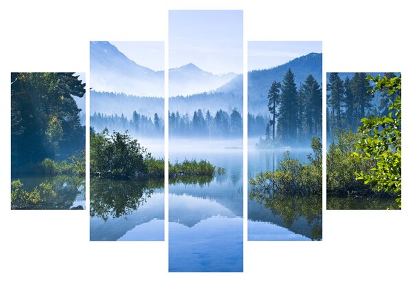 Slika planinskog jezera (150x105 cm)