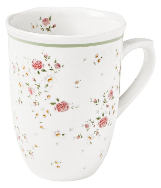 Set od 2 bijele porculanske šalice Brandani Nonna Rosa