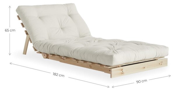 Promjenjiva fotelja Karup Design Roots Raw / Dark Gray