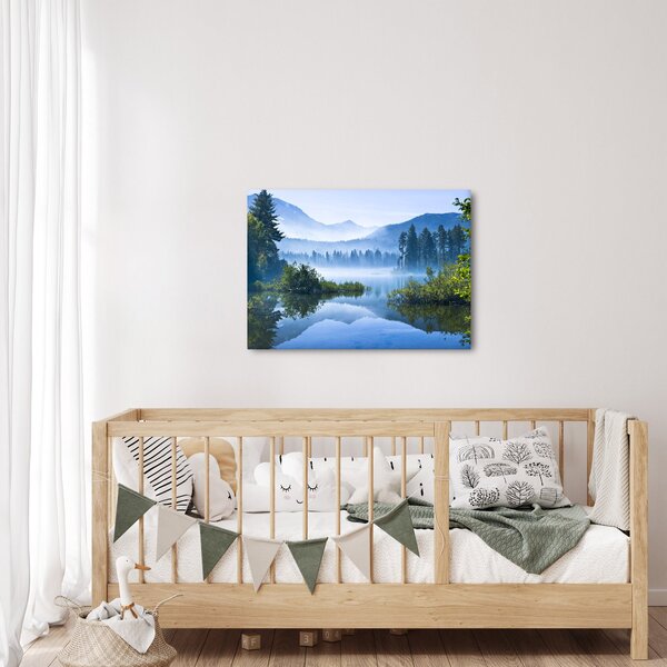 Slika planinskog jezera (70x50 cm)