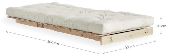 Promjenjiva fotelja Karup Design Roots Raw / Dark Gray