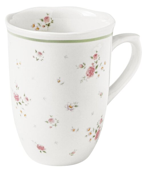 Set od 2 bijele porculanske šalice Brandani Nonna Rosa