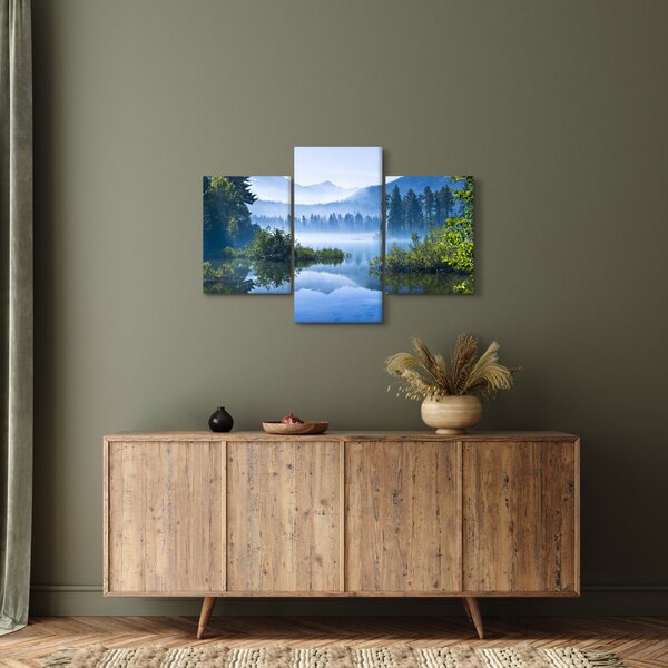 Slika planinskog jezera (90x60 cm)
