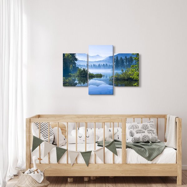 Slika planinskog jezera (90x60 cm)