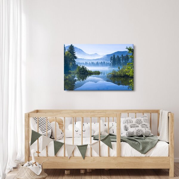 Slika planinskog jezera (90x60 cm)