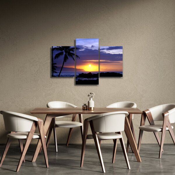 Slika zalaska sunca nad morem (90x60 cm)