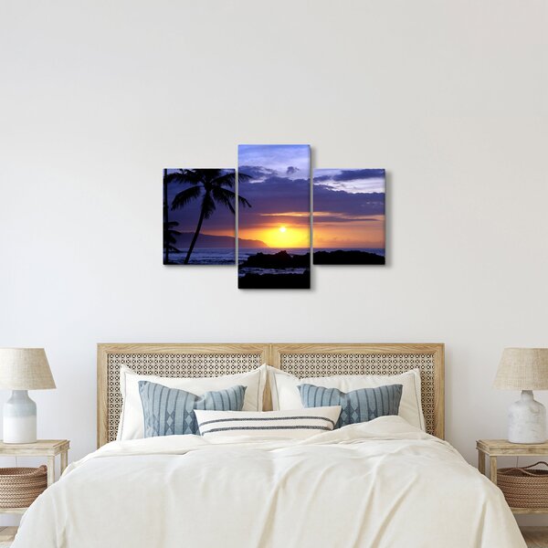 Slika zalaska sunca nad morem (90x60 cm)
