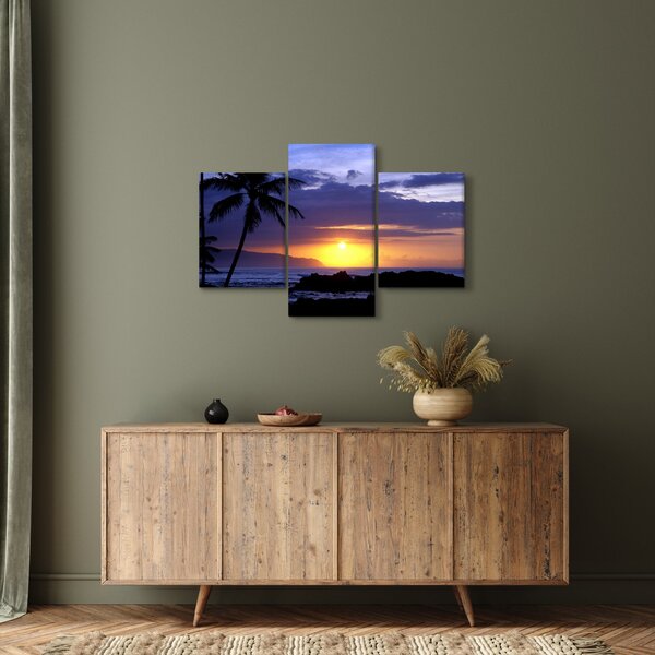 Slika zalaska sunca nad morem (90x60 cm)