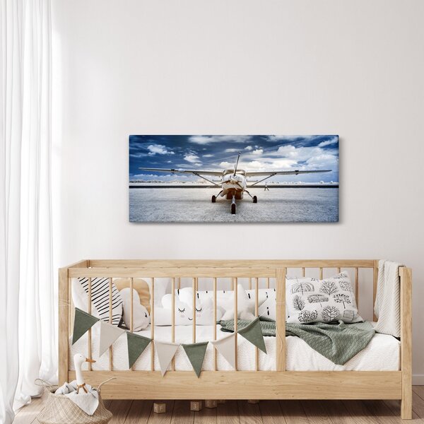Slika motornog zrakoplova (120x50 cm)
