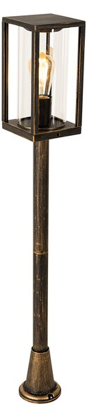 Vintage stojeća vanjska svjetiljka antikno zlato 100 cm IP44 - Charlois
