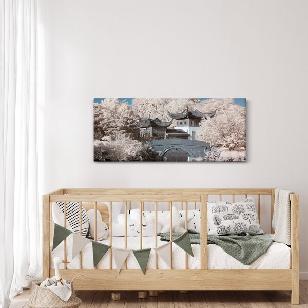 Slika - Cvjetajuća stabla u Aziji (120x50 cm)