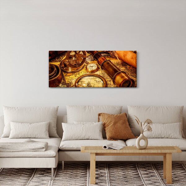 Slika - Povijesna pomagala pomoraca (120x50 cm)