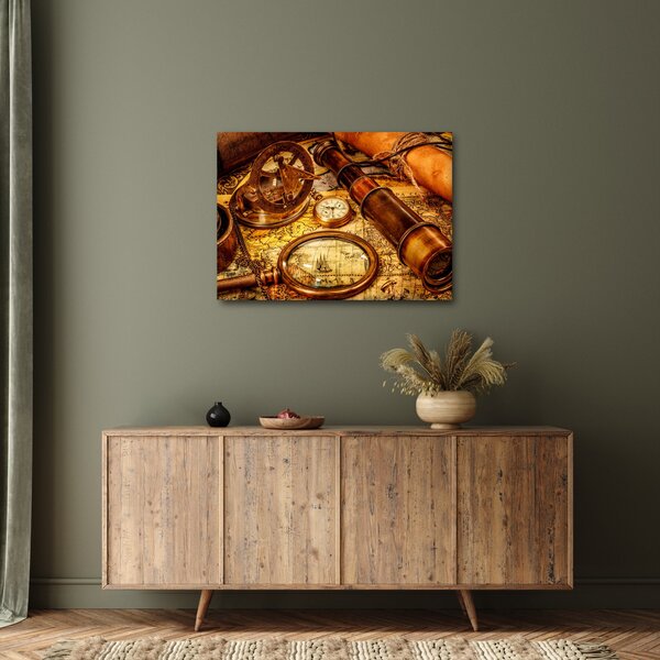 Slika - Povijesna pomagala pomoraca (70x50 cm)
