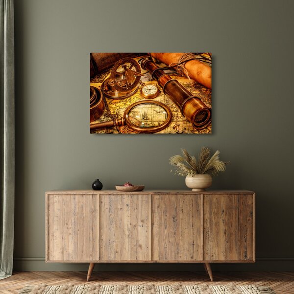 Slika - Povijesna pomagala pomoraca (90x60 cm)