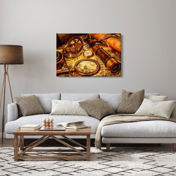 Slika - Povijesna pomagala pomoraca (90x60 cm)