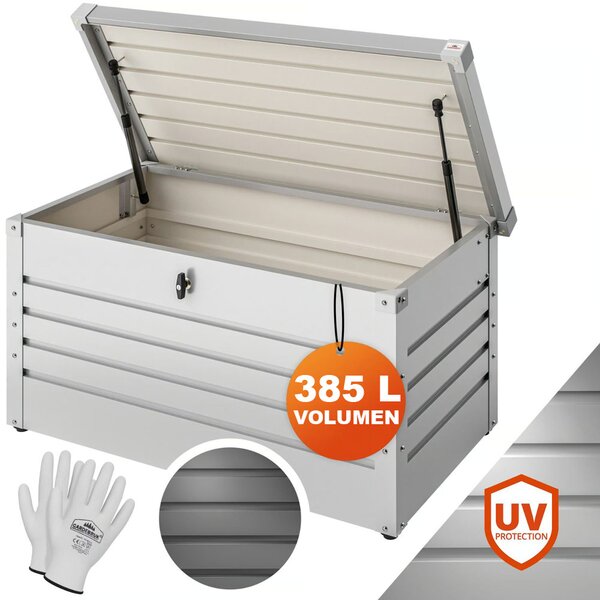 Metalni spremnik za pohranu METALBOX, 385L, 120×62×63cm, siva Gardebruk
