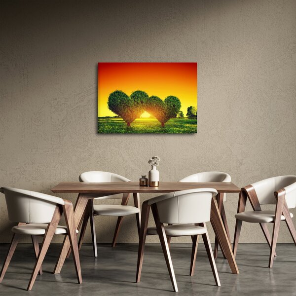 Slika - Srce u krošnjama drveća (70x50 cm)
