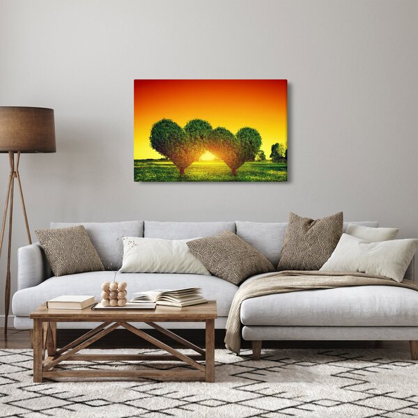 Slika - Srce u krošnjama drveća (90x60 cm)