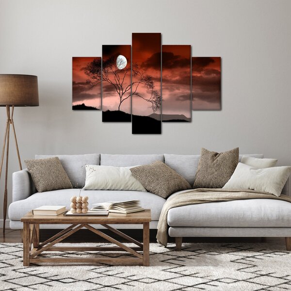 Slika - Mjesec koji osvjetljava noć (150x105 cm)