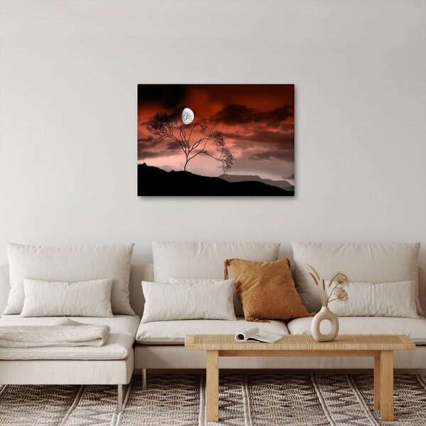 Slika - Mjesec koji osvjetljava noć (70x50 cm)