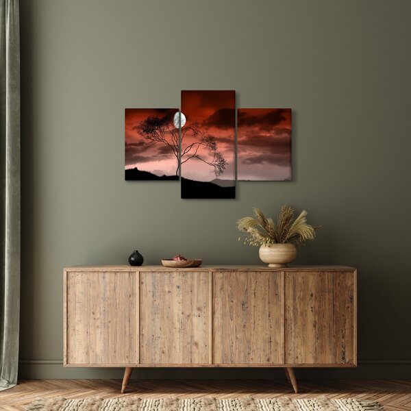 Slika - Mjesec koji osvjetljava noć (90x60 cm)
