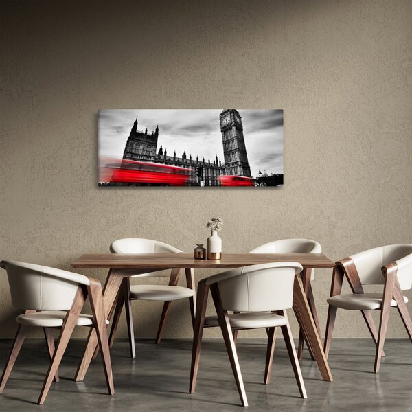 Slika - Londonski Houses of Parliament (120x50 cm)