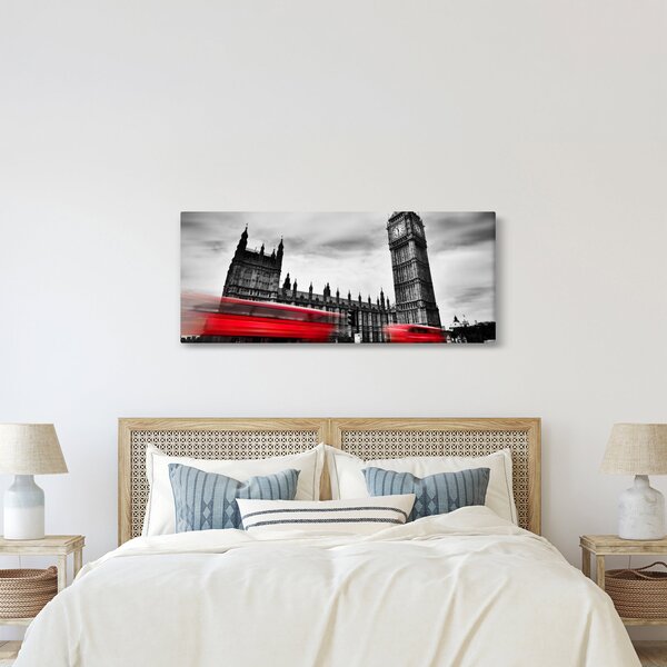 Slika - Londonski Houses of Parliament (120x50 cm)