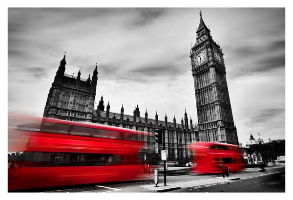 Slika - Londonski Houses of Parliament (90x60 cm)