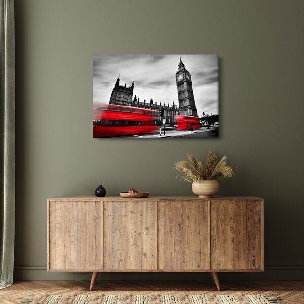 Slika - Londonski Houses of Parliament (90x60 cm)