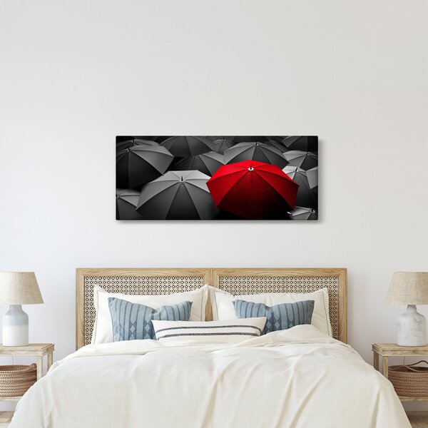 Slika otvorenih kišobrana (120x50 cm)