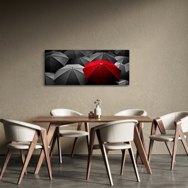 Slika otvorenih kišobrana (120x50 cm)