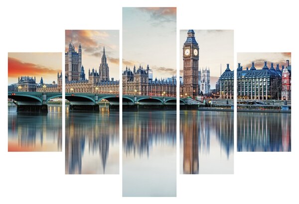 Slika - Londonski Houses of Parliament (150x105 cm)