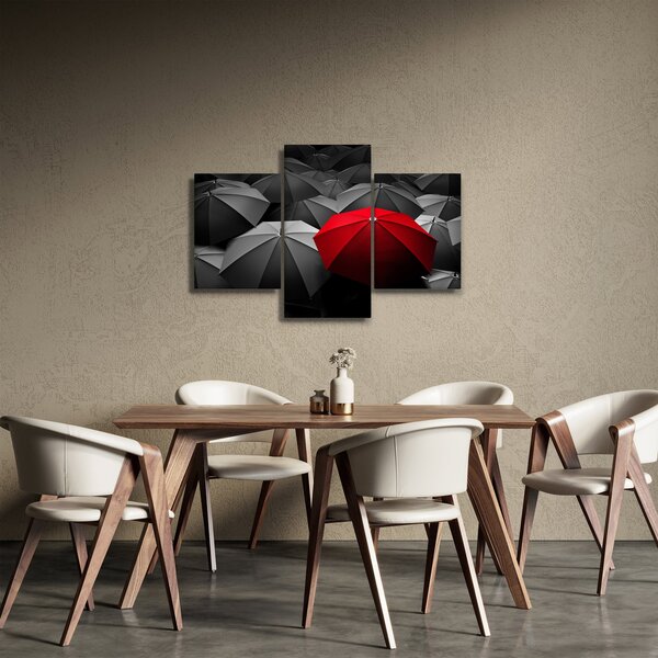 Slika otvorenih kišobrana (90x60 cm)