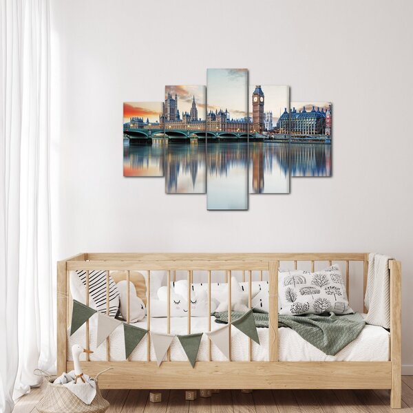 Slika - Londonski Houses of Parliament (150x105 cm)