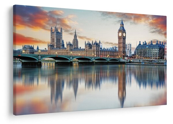 Slika - Londonski Houses of Parliament (90x60 cm)