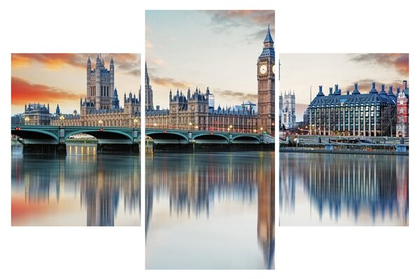 Slika - Londonski Houses of Parliament (90x60 cm)